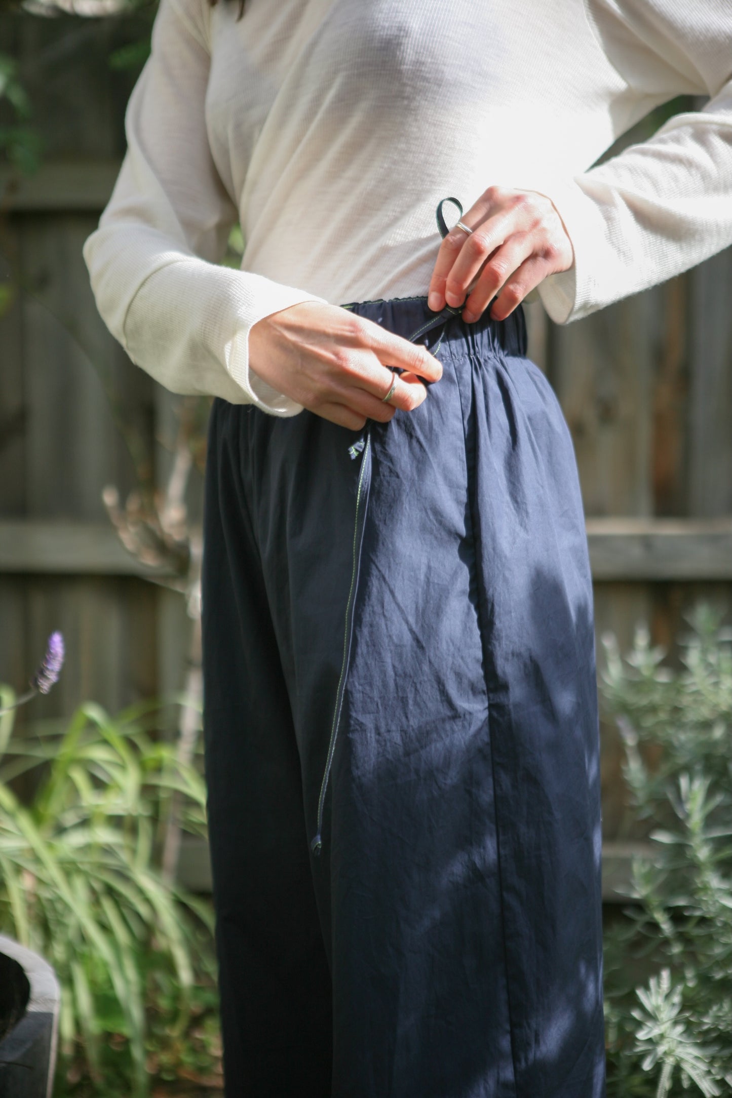 POET 7: Navy Poplin Jimmy’s / Size CU