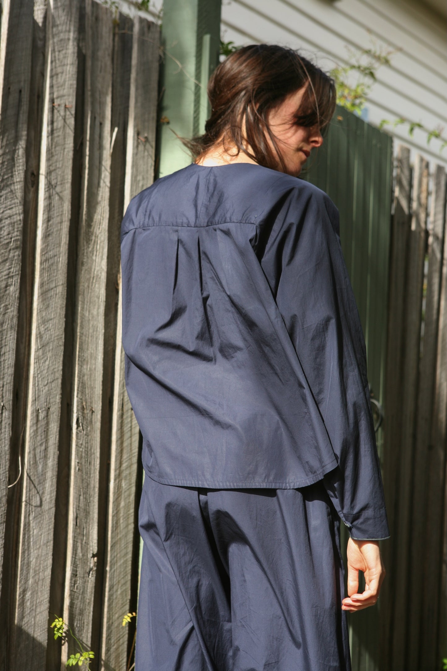POET 7: Navy Poplin Poet / Size B