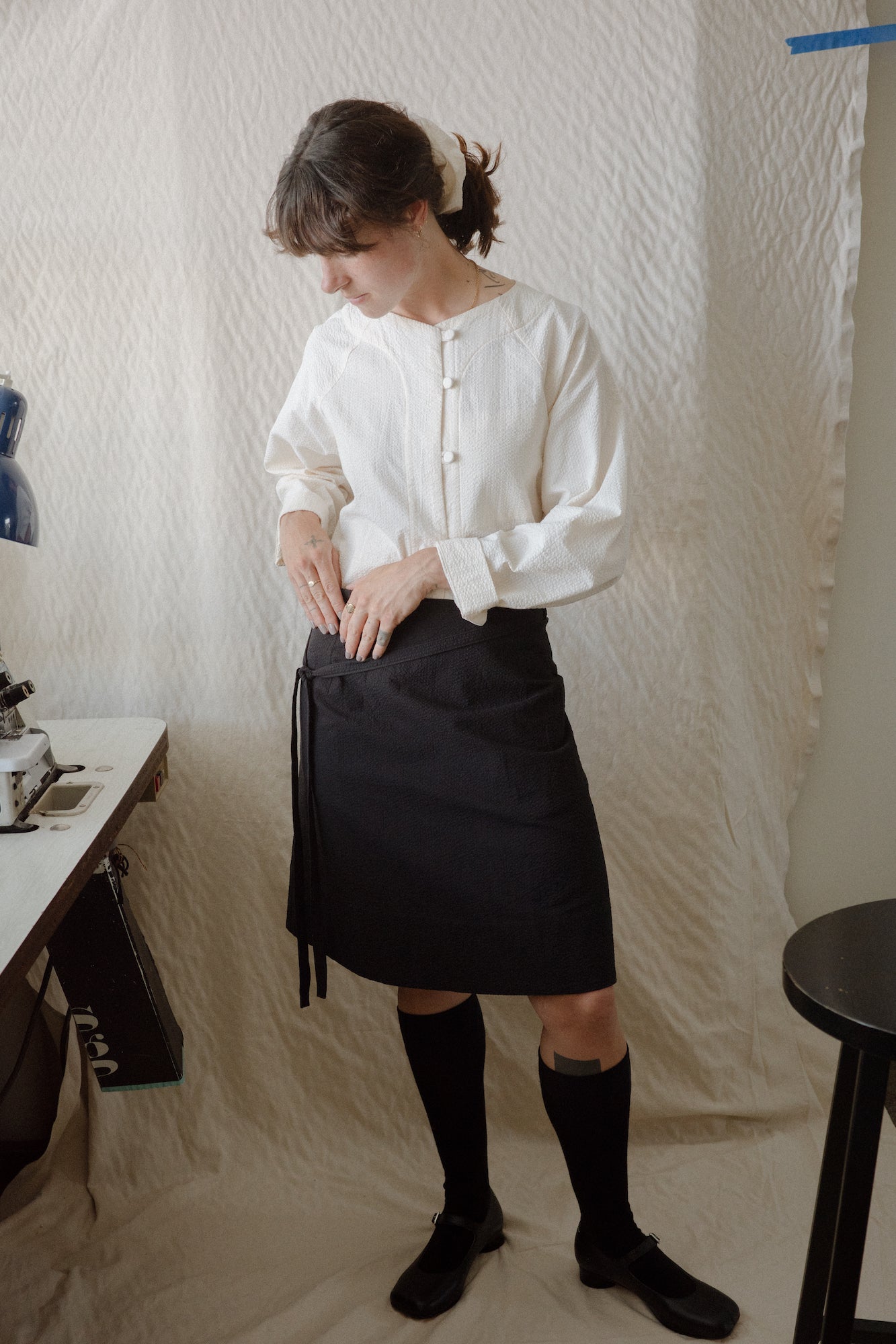 Cross Back Skirt