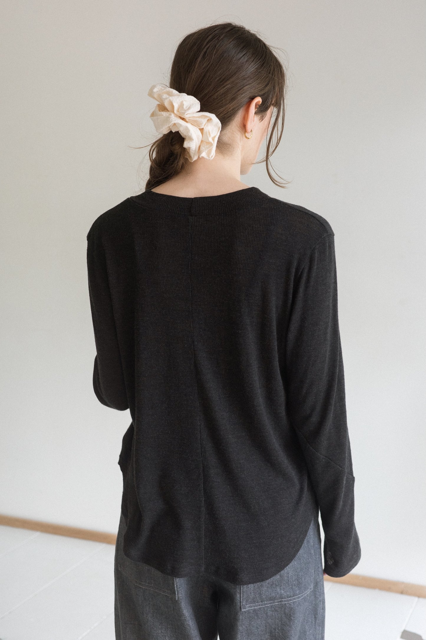 Twist L.S Tee / Rib