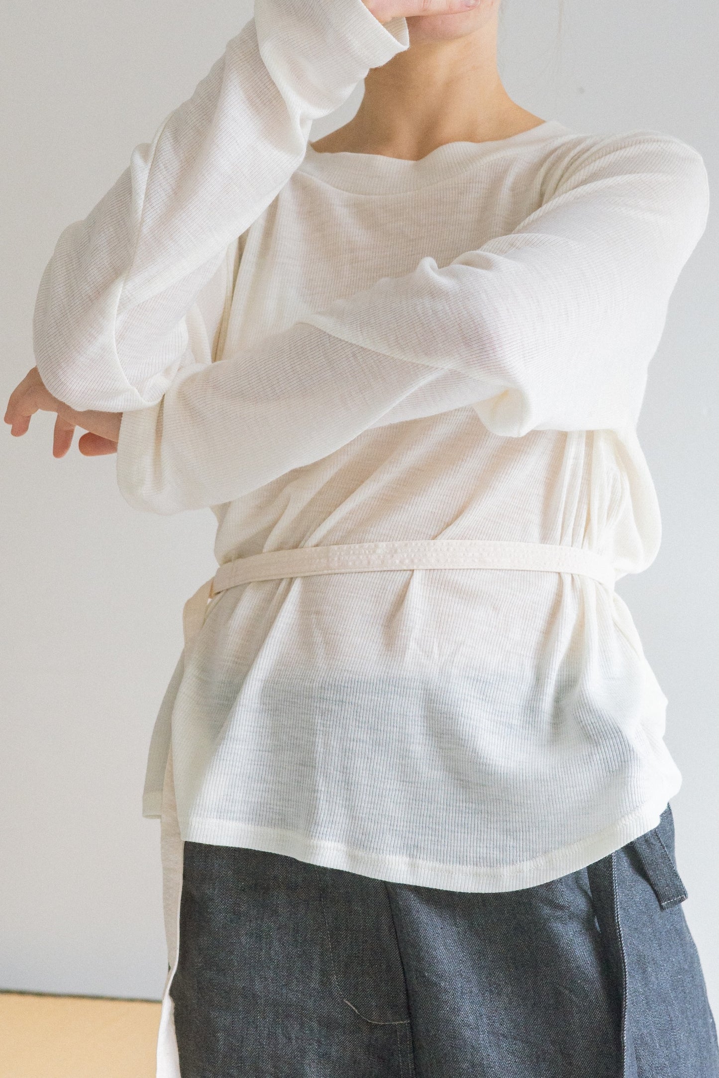 Twist L.S Tee / Rib