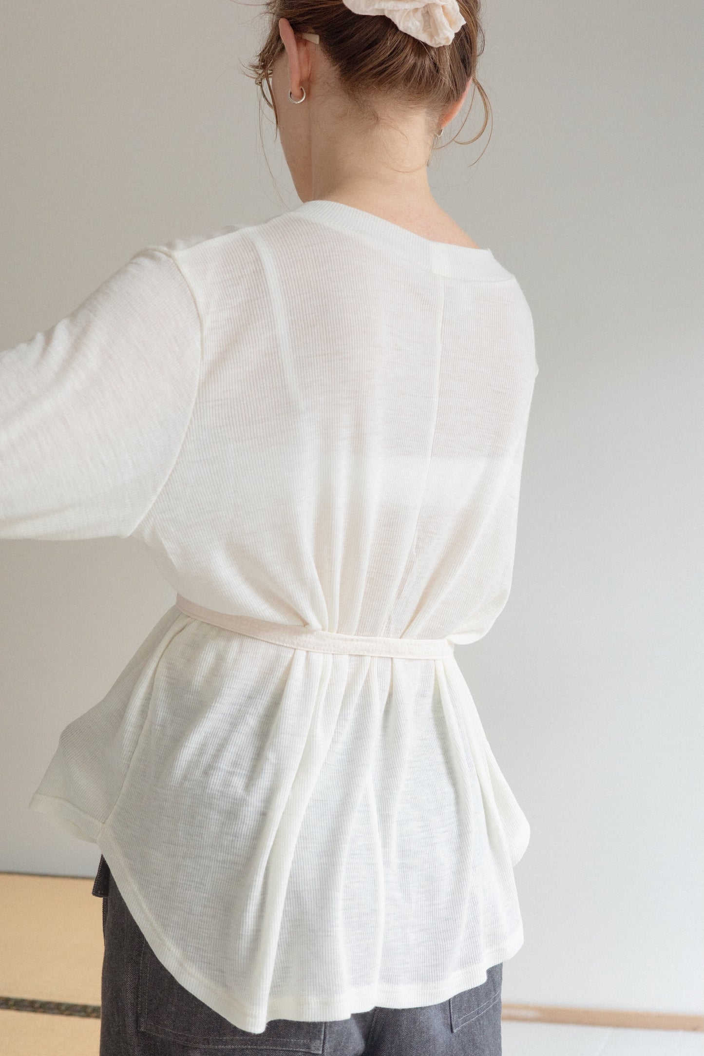Twist L.S Tee / Rib