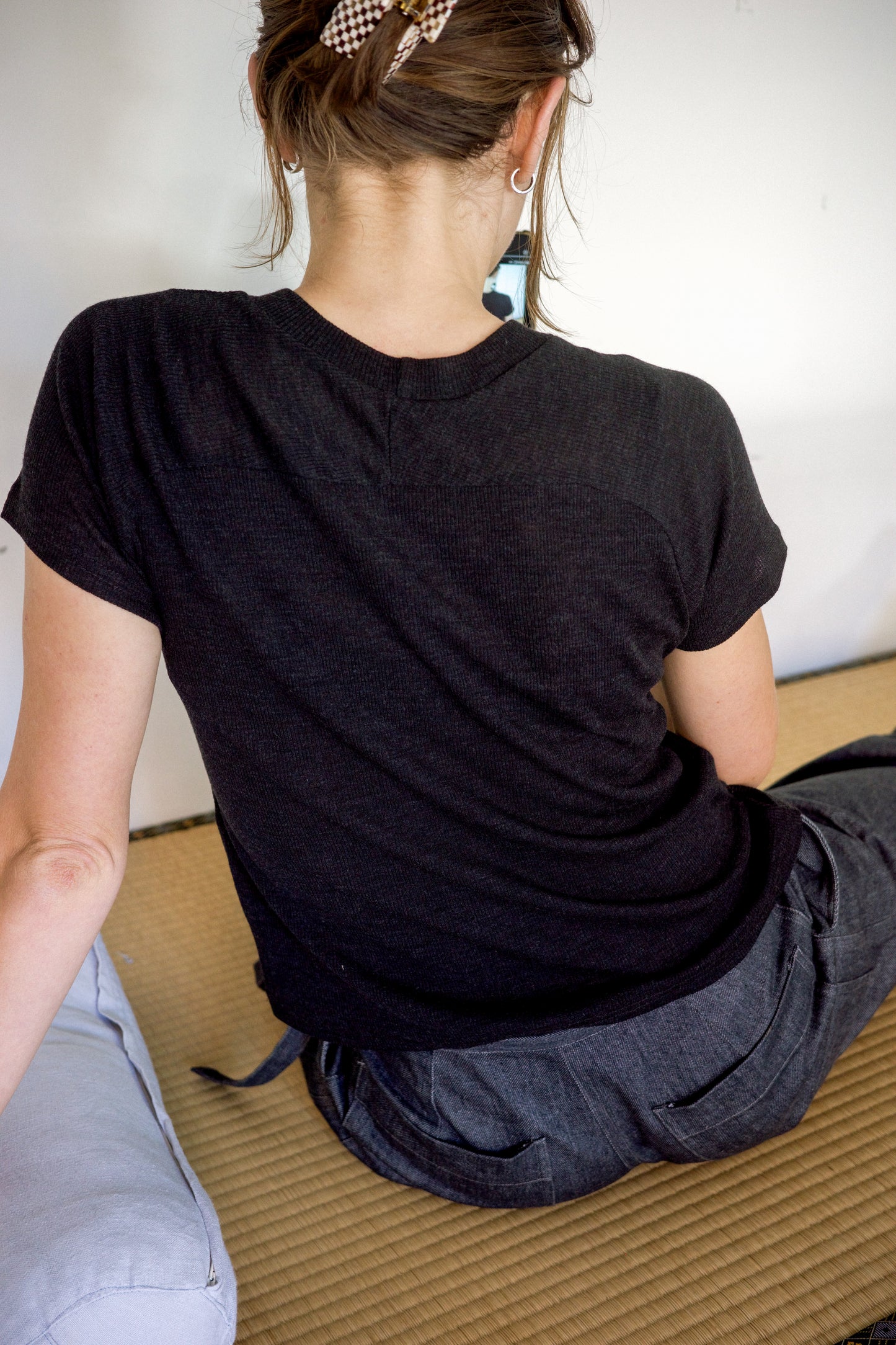 PRE ORDER Raglan Tee / Black Rib