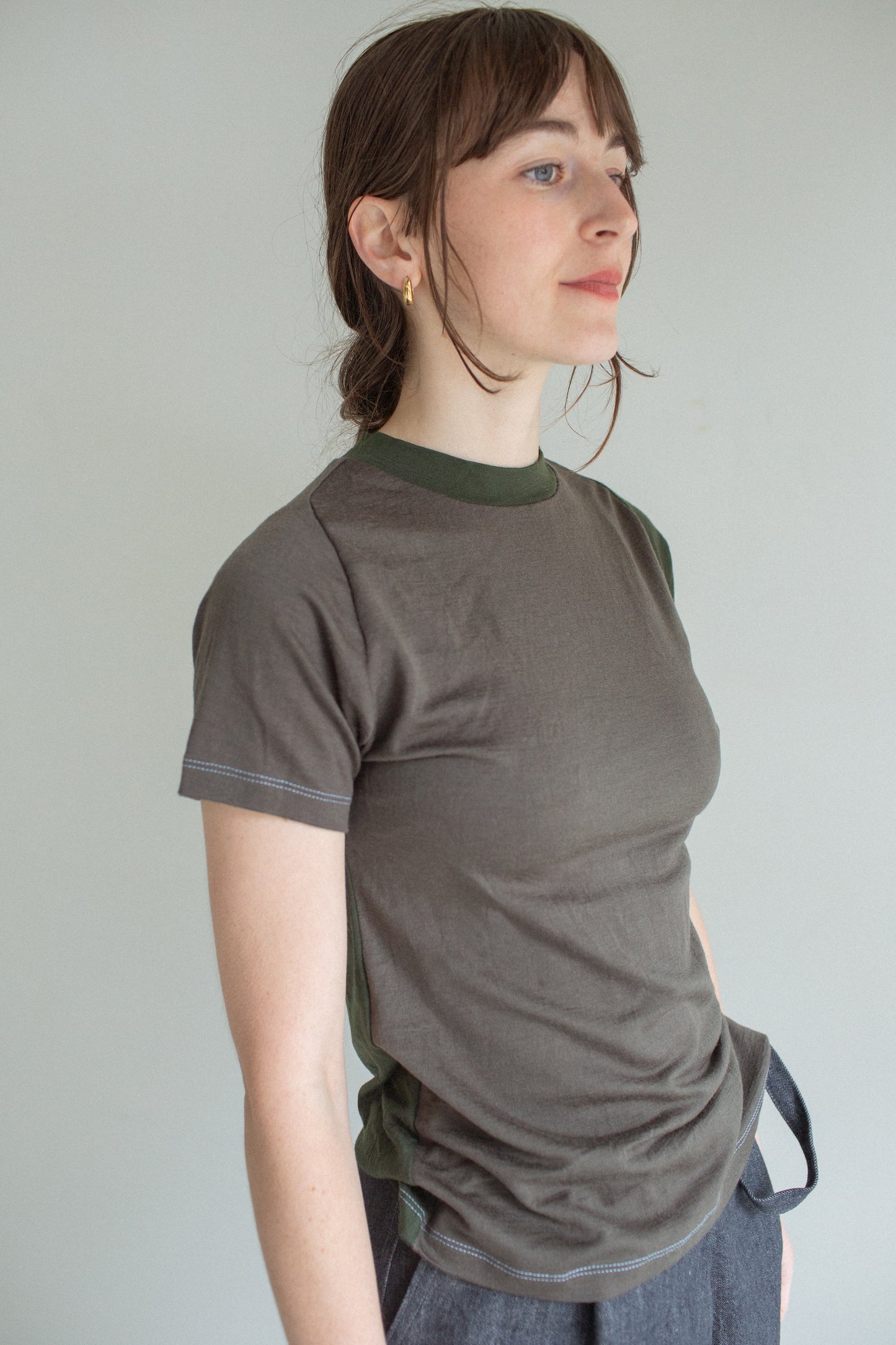 Raglan Tee / Size A / Swamp Splice