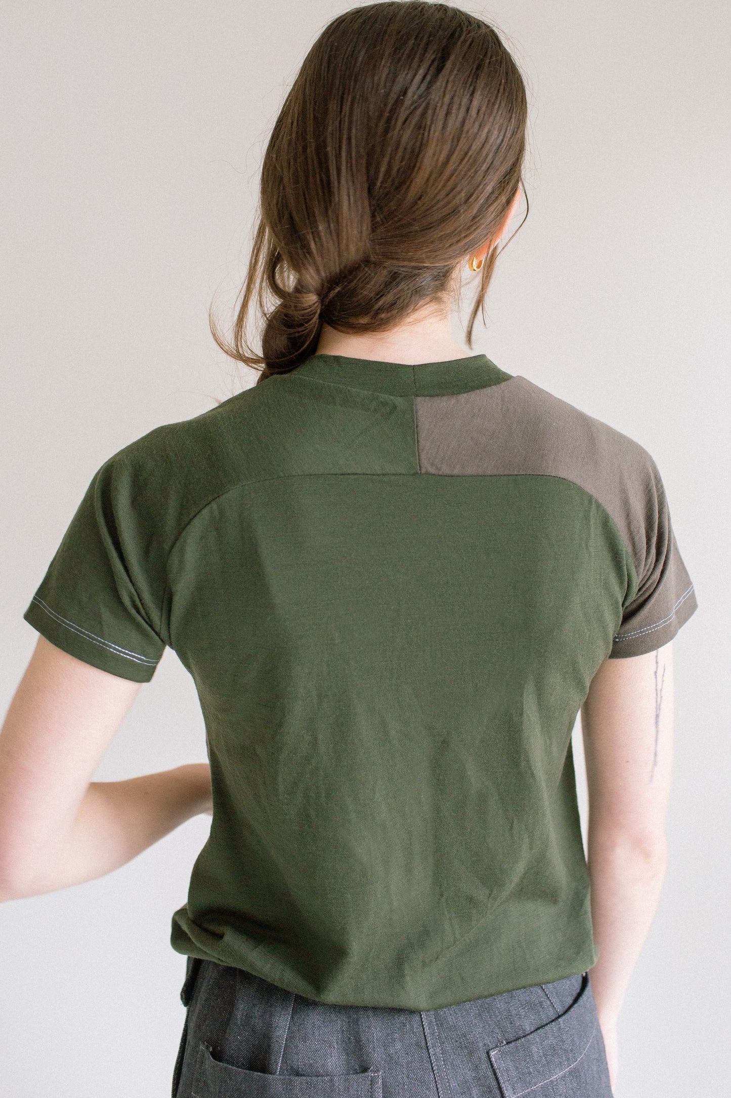 Raglan Tee / Size A / Swamp Splice