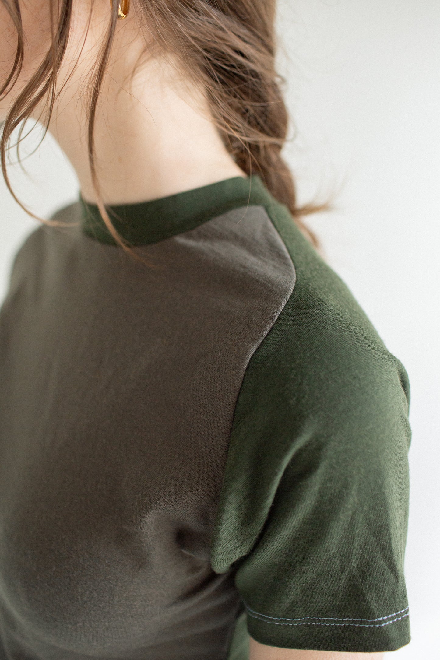 Raglan Tee / Size A / Swamp Splice