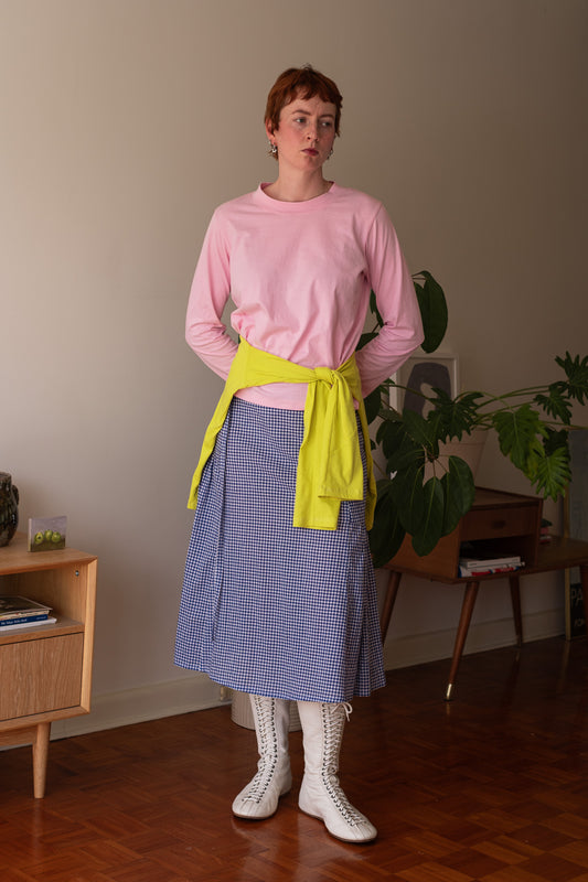 Frill CBS / Cobalt Gingham / C