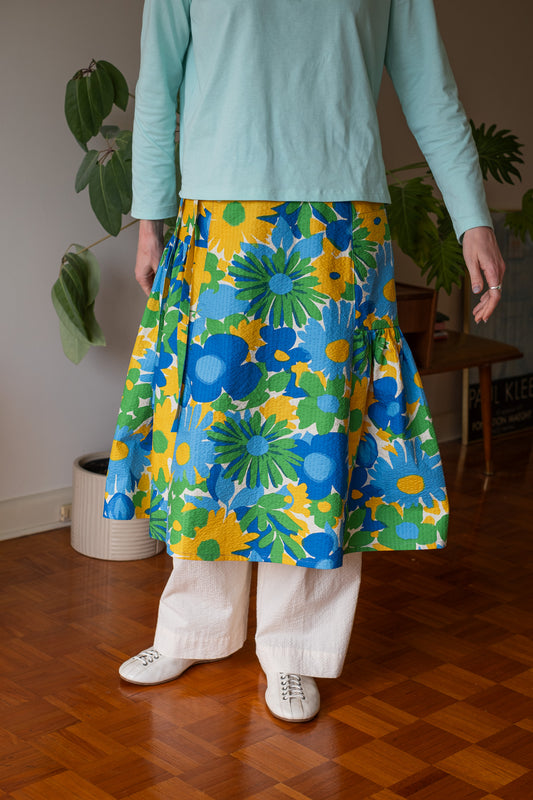 Frill CBS / Floral Seersucker / B
