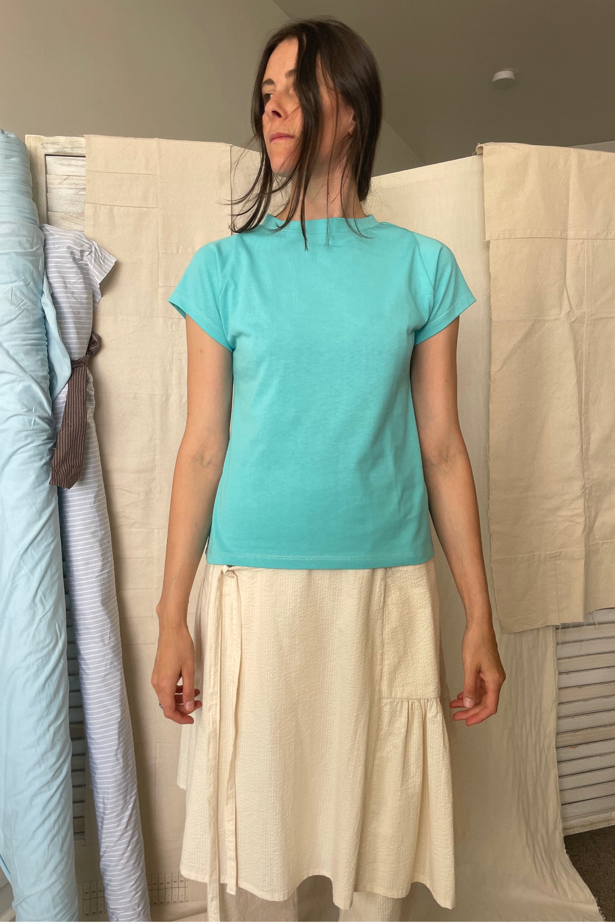 SPLICE Tee / Turquoise / size C