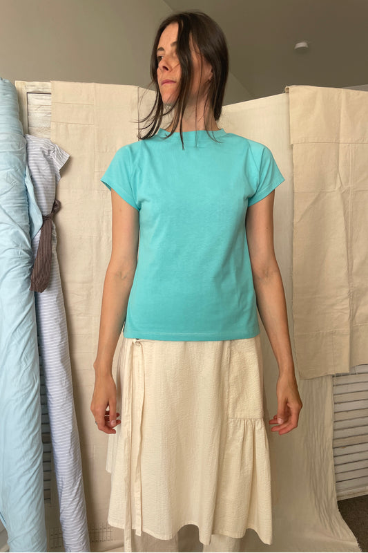 SPLICE Tee / Turquoise / size C
