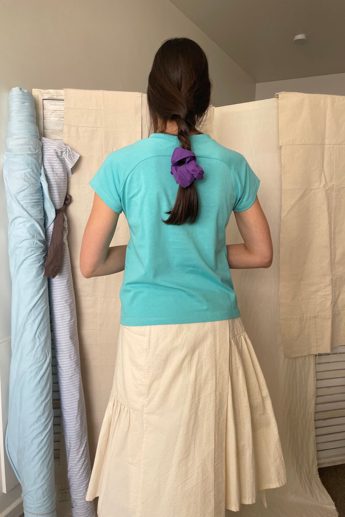 SPLICE Tee / Turquoise / size C