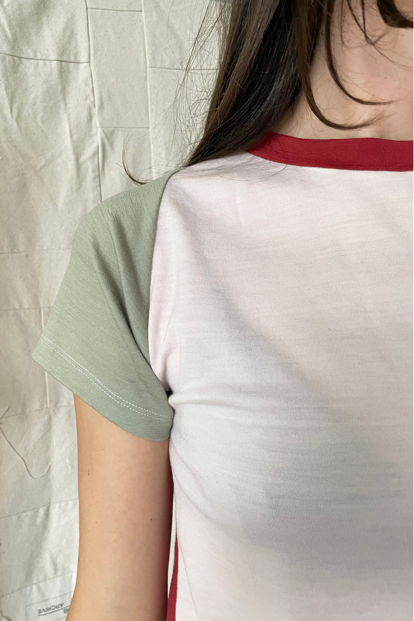 SPLICE Tee / A / Baby Pink, Brick, Sage