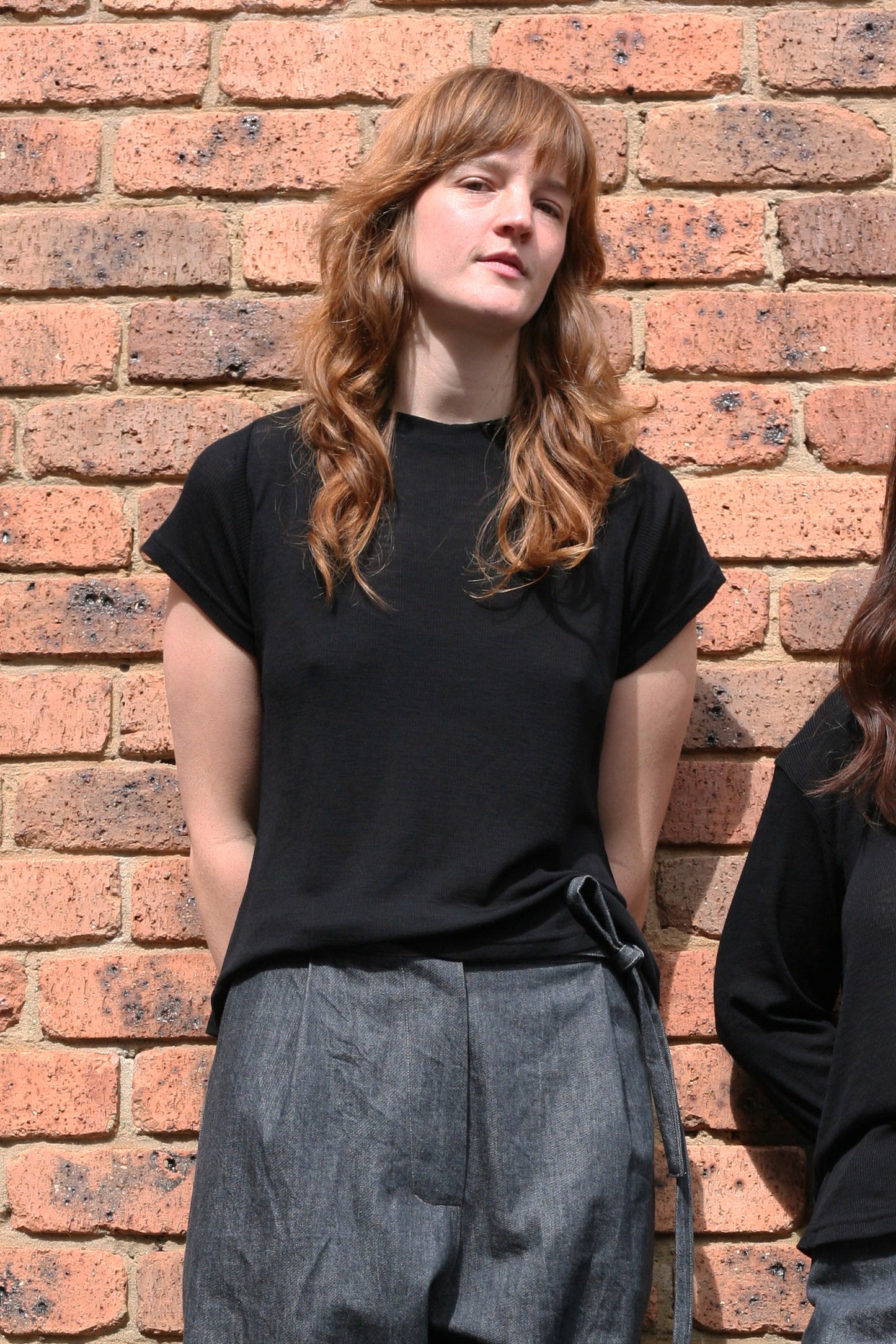 Raglan Tee / Black Rib