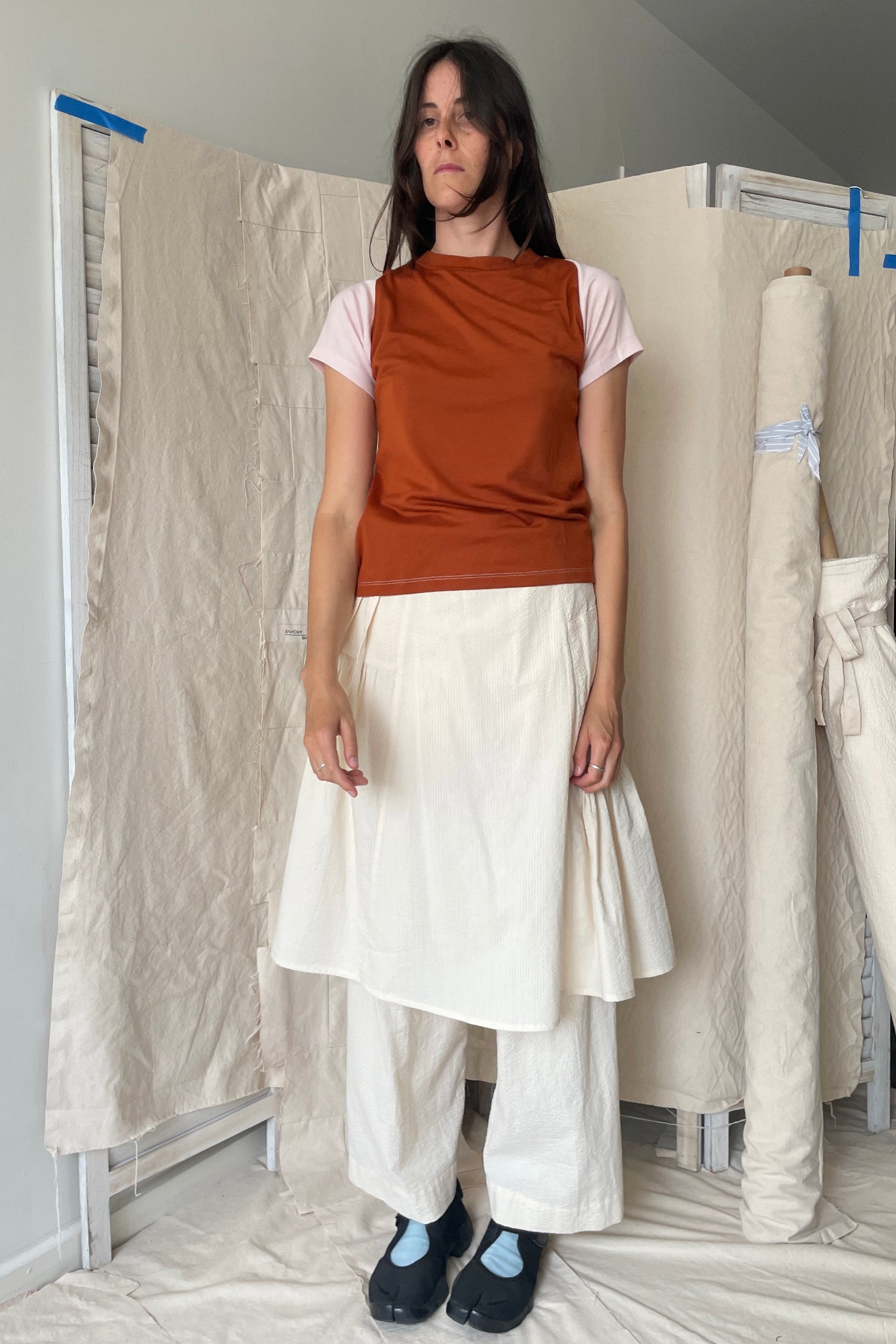 LIMIT Frill CBS / Cream Seersucker