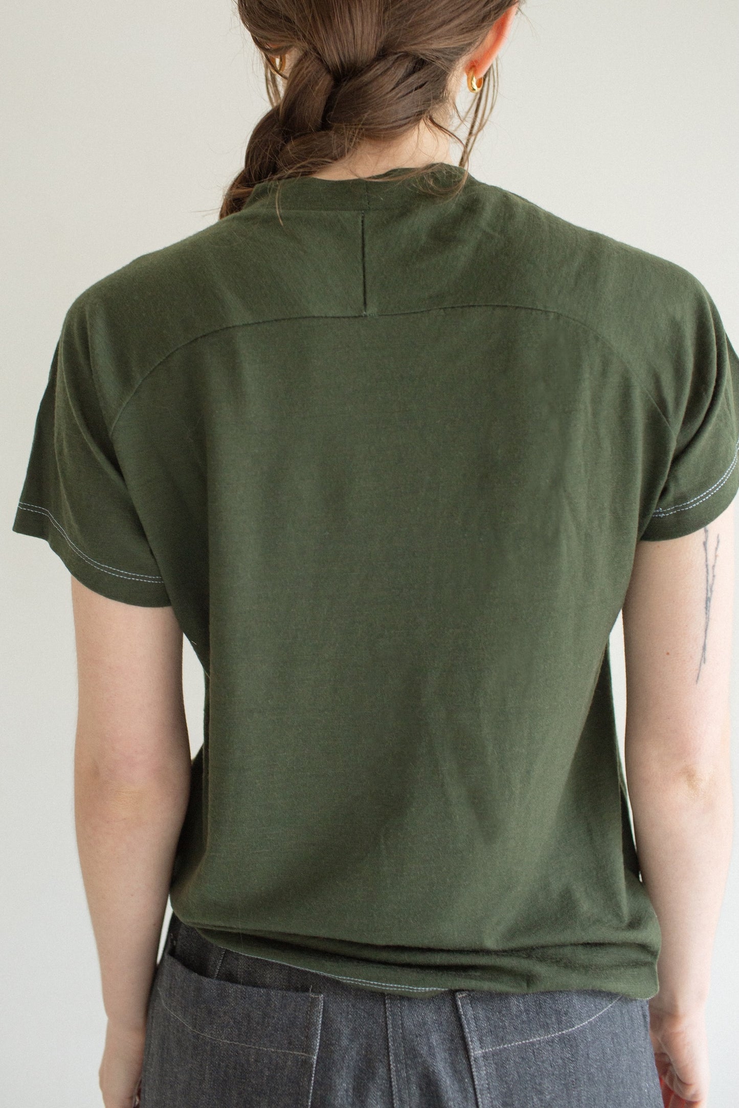 Raglan Tee / Size C / Seaweed